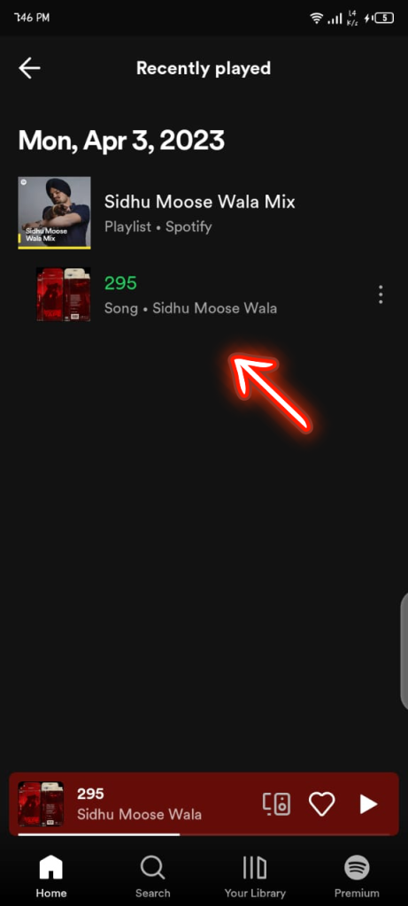 see Spotify Listening History