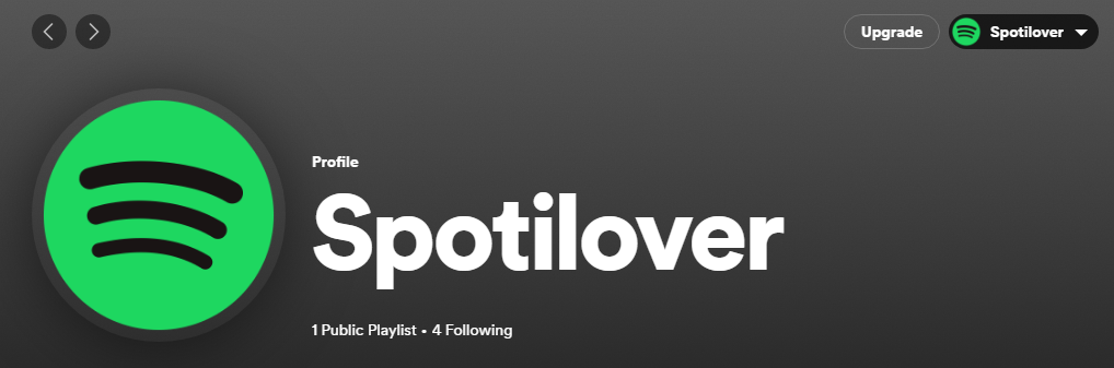 your Spotify profile is upgraded
